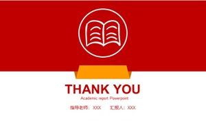 碩士英語學術報告ppt模板