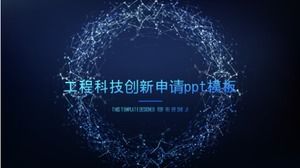 Modello ppt dell'applicazione per la scienza e l'innovazione tecnologica ingegneristica