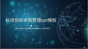 Modello ppt di gestione della dichiarazione di innovazione scientifica e tecnologica