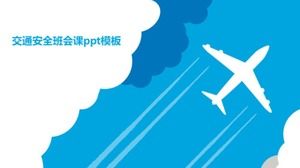 Modello ppt di riunione della classe di sicurezza stradale