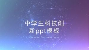 Szablon ppt innowacji w nauce i technologii dla uczniów gimnazjów