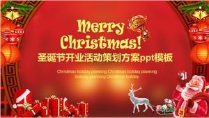 Modelo de ppt de plano de planejamento de evento de abertura de natal