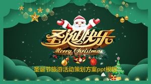 Modelo de ppt de plano de planejamento de eventos de viagens de natal