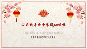 Şirket Yeni Yıl partisi planlama ppt şablonu