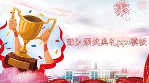 Troop awards ceremony ppt template