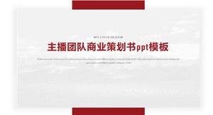 Çapa ekibi iş planı ppt şablonu