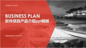 软件项目产品介绍ppt模板