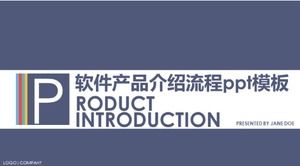 소프트웨어 제품 소개 과정 ppt 템플릿