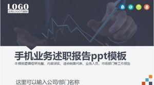 Mobil iş raporu ppt şablonu