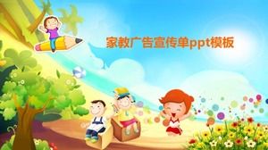 Tutor-Werbeflyer ppt-Vorlage