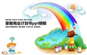 Modello ppt del piano aziendale del tutor