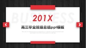 High school graduation class summary ppt template