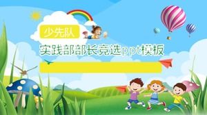 Practice minister election ppt template