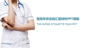 Hastane yılsonu özet raporu materyali ppt şablonu