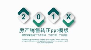 Положительный шаблон ppt продаж недвижимости