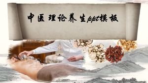 TCM theory health care ppt template