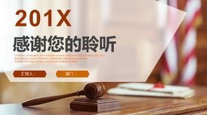 Court political and legal institutions law popularization and education ppt template