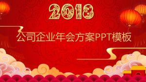 Modelo de ppt de plano de reunião anual da empresa