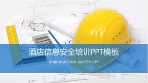 Modello ppt di formazione sulla sicurezza delle informazioni dell'hotel