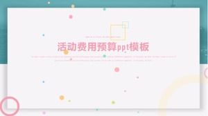 Koszt działalności szablon ppt budżetu