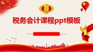 قالب دورة المحاسبة الضريبية ppt