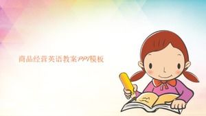 Modèle ppt de plan de cours d'anglais des affaires sur les produits de base