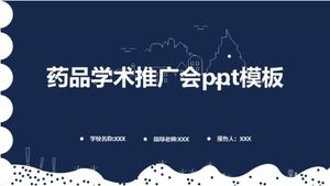 Șablon ppt de conferință de promovare academică farmaceutică