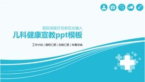 Modèle ppt d'éducation à la santé pédiatrique