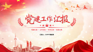 Prosty i klimatyczny raport z prac budowlanych na imprezę ogólny szablon ppt