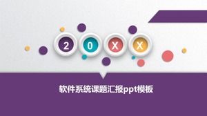 Szablon ppt raportu z projektu systemu oprogramowania