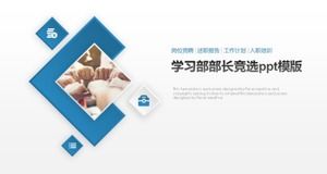 Belajar template ppt pemilihan menteri