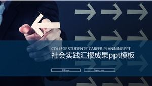 Modello ppt dei risultati del rapporto di pratica sociale