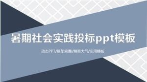 Modelo de ppt de lance de prática social de verão