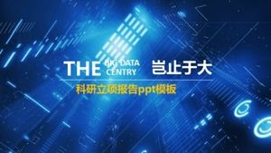 Șablon ppt de raport de proiect de cercetare științifică