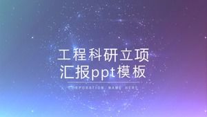 Șablon ppt de raport de proiect de cercetare științifică de inginerie