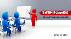 Șablon ppt de instruire a informațiilor managerului magazinului