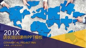 Template ppt courseware pelatihan manajer toko