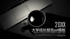 Szablon raportu wzrostu uczelni ppt