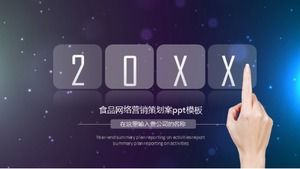 Plan marketingowy sieci żywności szablon ppt