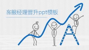 カスタマーサービスマネージャープロモーションpptテンプレート