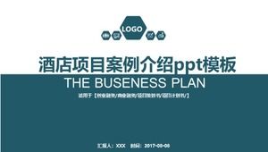 Szablon ppt wprowadzenia projektu hotelowego