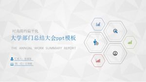 Konferencja podsumowująca wydział uniwersytecki szablon ppt