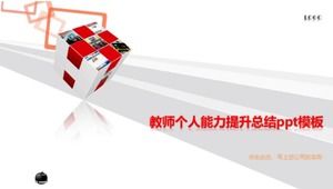 Modelo de ppt de resumo de melhoria de capacidade pessoal dos professores