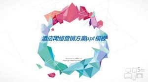 Modèle ppt de plan de marketing de réseau hôtelier