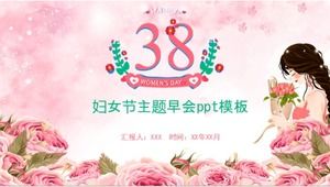 PPT-Vorlage zum Thema Morgentreffen zum Frauentag