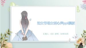 Șablon ppt pentru vocea mamei și fiicei de Ziua Femeii