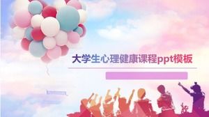 Plantilla ppt del curso de salud mental para estudiantes universitarios