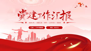 Basit ve atmosferik parti oluşturma çalışması raporu genel ppt şablonu