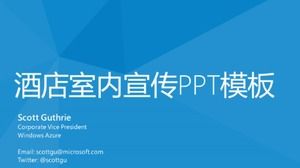 Szablon ppt reklama wnętrza hotelu