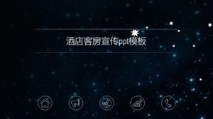 Modello ppt per la promozione della camera d'albergo